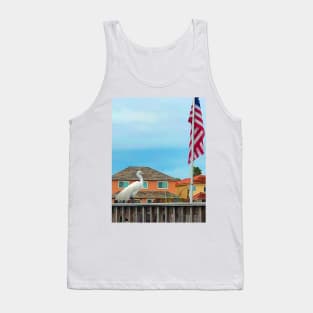 Patriotic Egret Tank Top